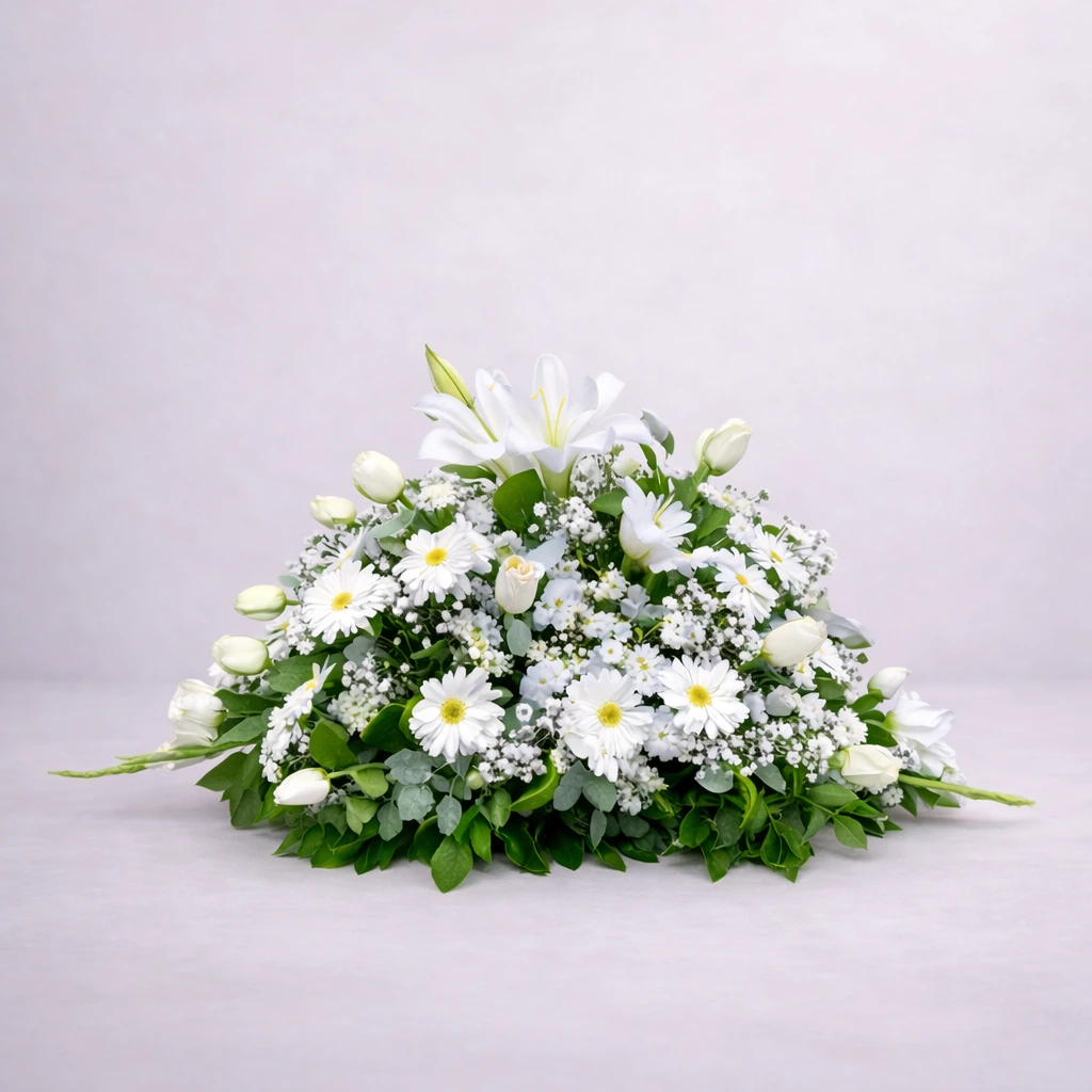 Arreglo para funerales elegante con entrega a domicilio en Guatemala