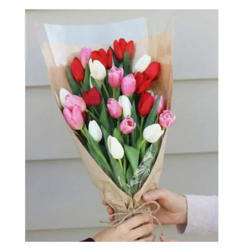 Ramo de tulipanes de colores con entrega a domicilio en Guatemala