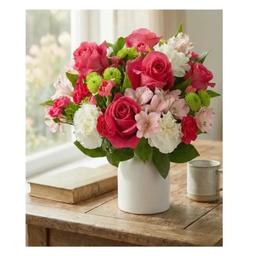 arreglo de rosas de colores premium a domicilio guatemala