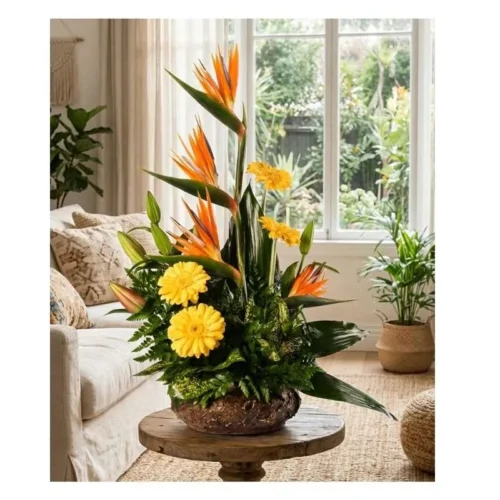 arreglo floral aves del paraiso guatemala